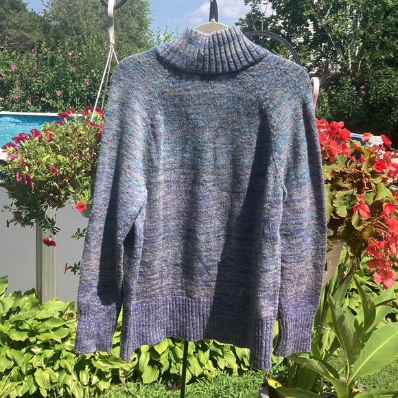 Eddie Bauer - 2XL purple zip up shirt - Picture 7 of 8